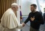 Zelensky se reúne com o Papa no Vaticano