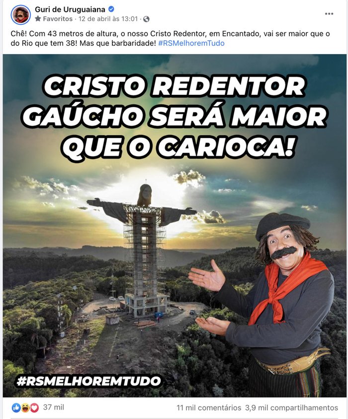 Facebook / Reprodução Facebook / Reprodução