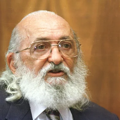 Foto do ex-professor Paulo Freire.#PÁGINA: 1 Fonte: Divulgação<!-- NICAID(1443366) -->