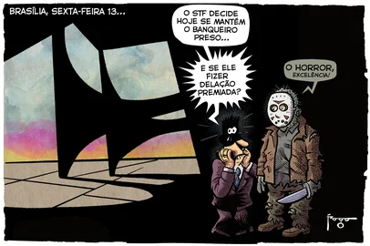 PORTO ALEGRE, RS, BRASIL, 11-03-2026: Charge do Fraga. Foto: Gilmar Fraga/Agência RBS<!-- NICAID(16244222) -->