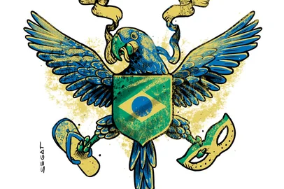 Ilustração de Charles Segat para a crônica "Ao meu país em seu aniversário", de Nivaldo Pereira, a ser publicada na edição dos dias 6 e 7 de setembro no caderno Almanaque.<!-- NICAID(16117912) -->