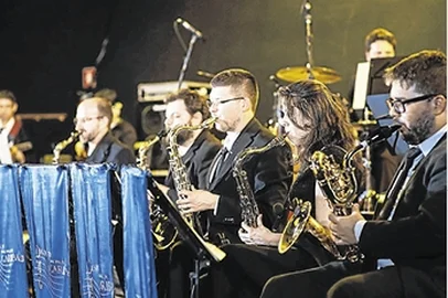 Orquestra Municipal de Garibaldi (Foto: Bruna Marchioro, divulgação)