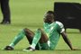 Senegal's forward Sadio Mane reacts to the defeat during the 2019 Africa Cup of Nations (CAN) Final football match between Senegal and Algeria at the Cairo International Stadium in Cairo on July 19, 2019. (Photo by Khaled DESOUKI / AFP)Editoria: SPOLocal: CairoIndexador: KHALED DESOUKISecao: soccerFonte: AFPFotógrafo: STF<!-- NICAID(15144422) -->