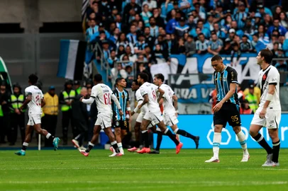 PORTO ALEGRE, RS, BRASIL, 12-09-2026: Grêmio e Vasco pelo campeonato Brasileiro 2026, na Arena. Foto: Duda Fortes/Grupo RBS<!-- NICAID(16364751) -->