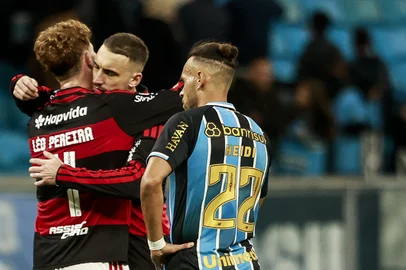Duda Fortes / Agencia RBS PORTO ALEGRE, RS, BRASIL, 10-05-2026: Grêmio vs Flamengo pelo campeonato Brasileiro Série A 2026, na Arena. Fotos: Duda Fortes/Agencia RBS<!-- NICAID(16282402) -->
