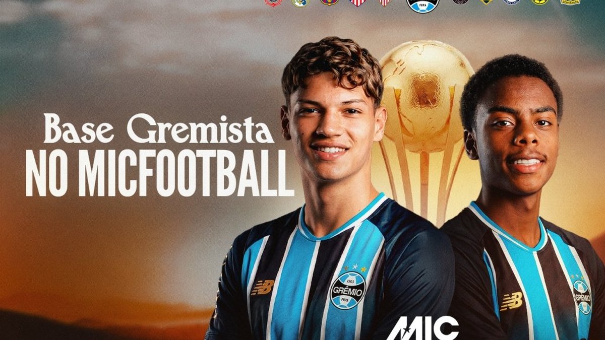 Grêmio disputará torneio sub-16 com Real Madrid e Barcelona no Caribe