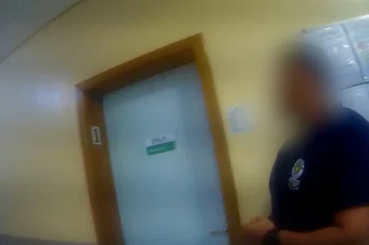Câmera corporal gravou abordagem da Guarda Municipal de Novo Hamburgo a médico concursado que trabalha na UPA Centro da cidade no Vale do Sinos (27/3/2026)