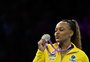 Rebeca Andrade é prata no individual geral do Mundial de ginástica artística