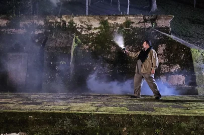 Santa Cruz do Sul, RS, 2024. Ufólogo Rafael Amorim do Esquadrão UFO no RS. Série sobre OVNIs do RS estreia no History Channel. Objetos voadores não identificados.<!-- NICAID(16264792) -->