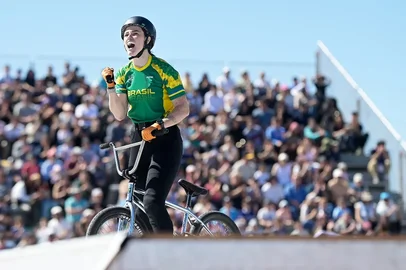 Alexandre Loureiro / COB/Divulgação Duda Bordignon, ciclismo BMX