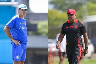 Gustavo Quinteros e Roger Machado