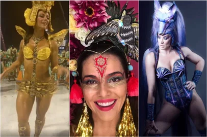 carnaval, famosas, claudia raia paolla oliveira