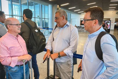 Sebastião Melo, Cezar Schirmer e André Coronel