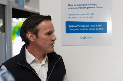 Bruno Bass / Divulgação Banco híbrido, o Agibank abriu uma nova unidade na Serra nesta quinta-feira, dia 6 de agosto. O novo smart hub fica em Veranópolis, exatamente em frente ao local onde nasceu o fundador da marca, Marciano Testa (foto). <!-- NICAID(16342100) -->