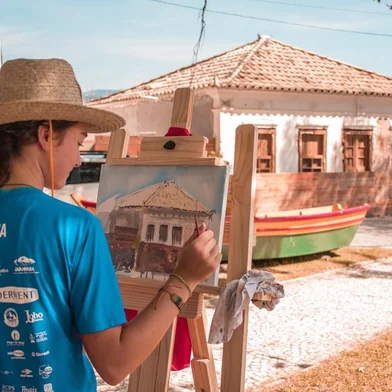 Encontro de Pintura ao Ar Livre em Garopaba<!-- NICAID(15400394) -->
