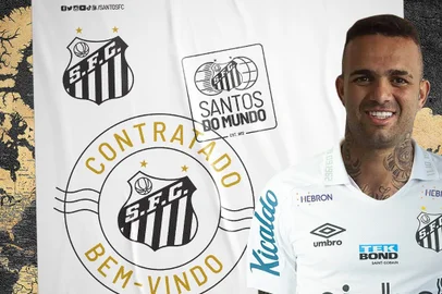 Luan, meia-atacante do Santos