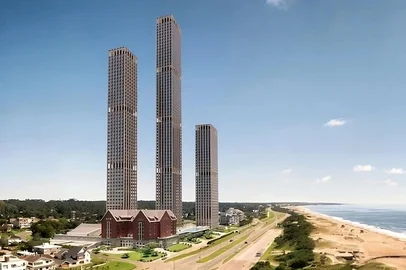 O One Tower, em Balneário Camboriú, está prestes a perder o posto de torre mais alta da América Latina. Isso porque Punta del Este, no Uruguai, será o novo endereço do edifício recordista: o Cipriani Resort Residences & Casino. Orçado em US$ 500 milhões, o empreendimento será construído em etapas a partir de 2026.<!-- NICAID(16096287) -->