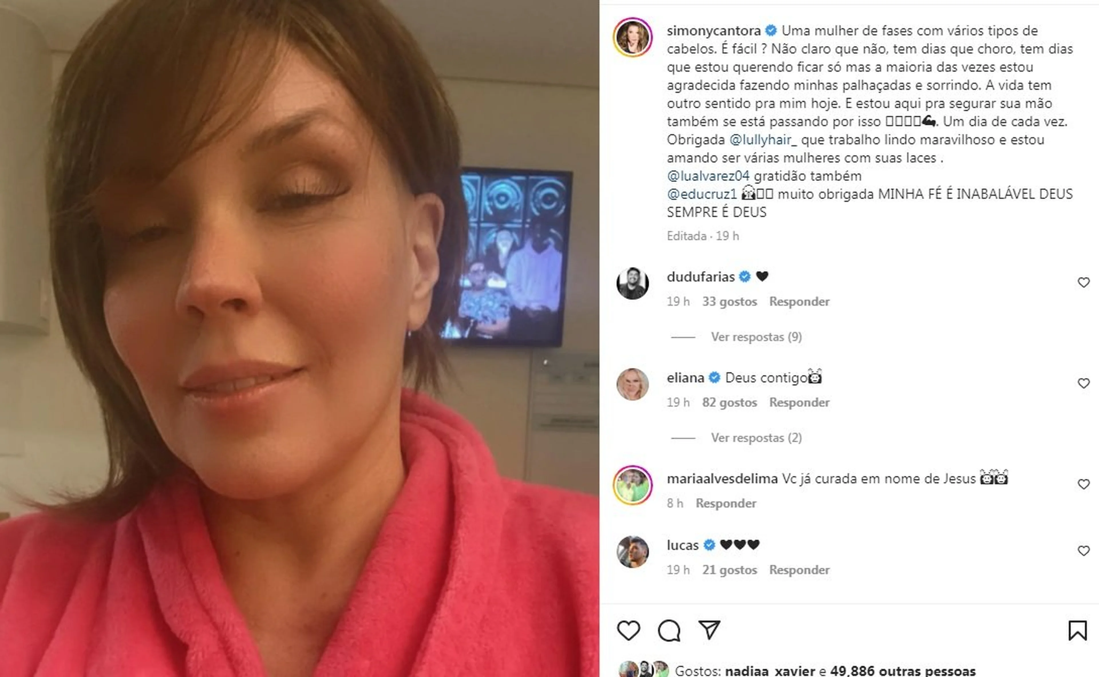 Reprodução/Instagram / @simonycantora
