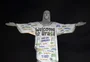 Cristo Redentor recebe projeção em homenagem a Taylor
