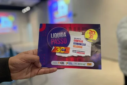Rebecca Mistura / Agência RBS CDL Passo Fundo lança edição de 30 anos da campanha de descontos LiquidaPasso