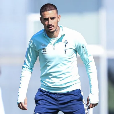 Thiago Galhardo, atacante do Inter emprestado ao Celta de Vigo
