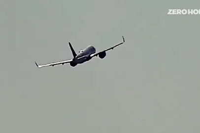 Avião da Azul fez saída baixa do aeroporto Salgado Filho e sobrevoou São Leopoldo neste sábado (8).