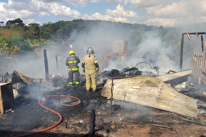 Divulgação / Corpo de Bombeiros Militar de Vacaria