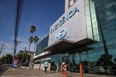 Porto Alegre, RS, Brasil, 03/04/2024: Emergência do Hospital Hernesto Dornelles. - Foto: Duda Fortes/Agência RBS<!-- NICAID(15724335) -->