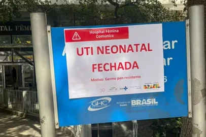 Hospital em Porto Alegre registra bactéria, fecha UTI neonatal temporariamente e bebê prematuro extremo morre<!-- NICAID(16270434) -->