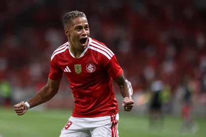 PORTO ALEGRE, RS, BRASIL, 08-02-2026: Internacional x São Luiz, jogo válido pelas quartas de final do Gauchão 2026, no Estádio Beira-Rio. Foto: Bruno Todeschini/Agência RBSIndexador: Bruno Todeschini<!-- NICAID(16221351) -->