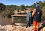 Ponte é levada por força da água em São Gabriel