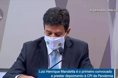 ***EM BAIXA***04/05/2021- Reproduções da Cpi da Covid, transmitida pela TV Senado. Foto: TV Senado / Reprodução<!-- NICAID(14773566) -->