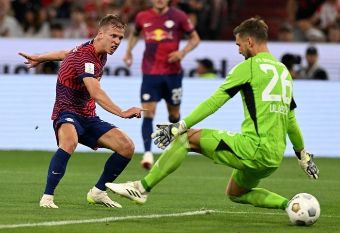 Leipzig goleia Bayern na estreia de Kane e fica com a Supercopa da Alemanha