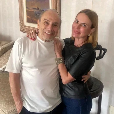 Stenio Garcia e a esposa<!-- NICAID(15791355) -->