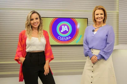 Dani Fanti em seu novo quadro no JA. Na foto,  Shirlei Paravisi (Neimar De Cesero/Agência RBS)<!-- NICAID(15725261) -->