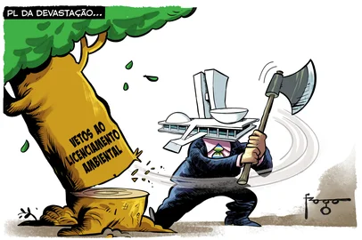 PORTO ALEGRE, RS, BRASIL, 27-11-2025: Charge do Fraga. Foto: Gilmar Fraga/Agência RBS<!-- NICAID(16175931) -->