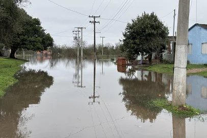 Divulgação / Prefeitura de Dom Pedrito chuva em dom pedrito<!-- NICAID(16349245) -->