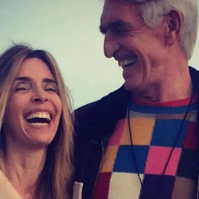 Deborah Evelyn, 58 anos, namora há 10 anos o arquiteto alemão Detlev Schneider.<!-- NICAID(15184847) -->