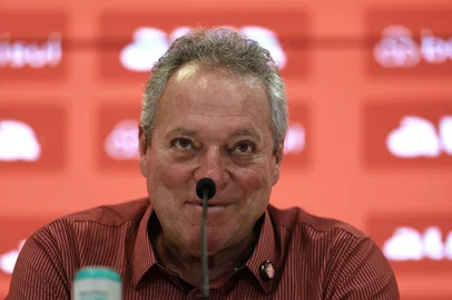 Coletiva de apresentação de Abel Braga no Inter<!-- NICAID(16177443) -->