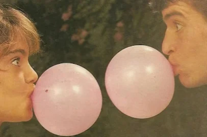 Propaganda dos anos 1980 do chiclete Bubbaloo, da Adams<!-- NICAID(16047158) -->