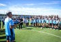 Grêmio treina com times masculino e feminino lado a lado no Dia da Mulher