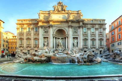 Rome, Fountain di Trevi, Italy<!-- NICAID(15702164) -->