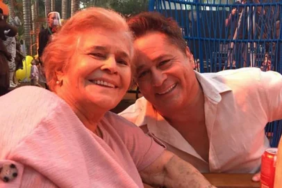 Ede Cury e o cantor Leonardo<!-- NICAID(16183677) -->