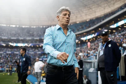 PORTO ALEGRE, RS, BRASIL, 11-10-2026: Grêmio vs Internacional, clássico GreNal nº455, pelo Campeonato Brasileiro Série A 2026. O jogo ocorre na Arena, em Porto Alegre. Foto: Duda Fortes/Grupo RBSIndexador: Andre Avila<!-- NICAID(16385194) -->