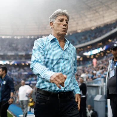 PORTO ALEGRE, RS, BRASIL, 11-10-2026: Grêmio vs Internacional, clássico GreNal nº455, pelo Campeonato Brasileiro Série A 2026. O jogo ocorre na Arena, em Porto Alegre. Foto: Duda Fortes/Grupo RBSIndexador: Andre Avila<!-- NICAID(16385194) -->