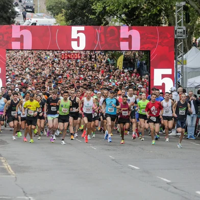 CAXIAS DO SUL, RS, BRASIL, 28/09/2025. Meia Maratona Caxias. (Neimar De Cesero/Agência RBS)<!-- NICAID(16134516) -->