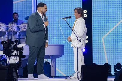Roberto Carlos faz o seu especial de final de ano na Globo<!-- NICAID(15630443) -->
