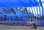 Exposta na Redenção, obra "Rios Voadores" propõe reflexão sobre a preservação de recursos hídricos