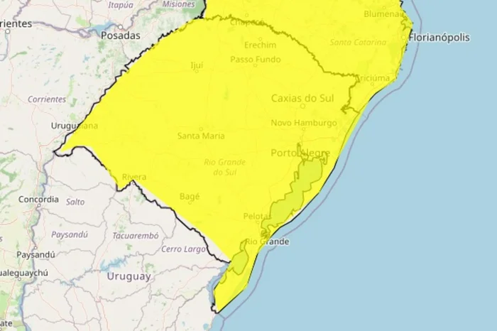 Instituto Nacional de Meteorologia (Inmet) / Reprodução