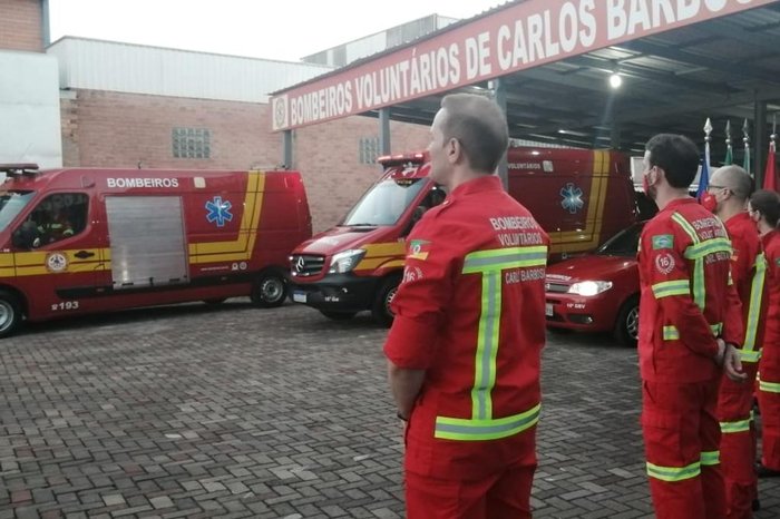 Divulgação / Corpo de Bombeiros Voluntários de Carlos Barbosa